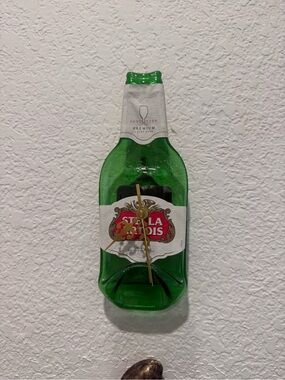 Custom Handmade Stella Artois Wall Clock